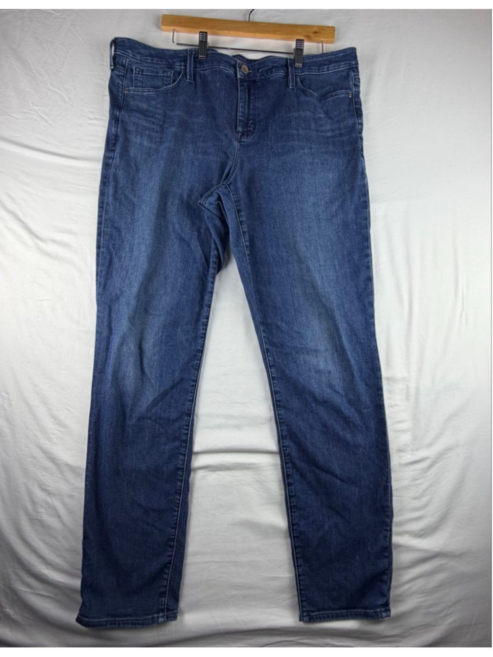 Athleta Sculptek Skinny Jeans Blue 16 Tall Performance Stretch Pants